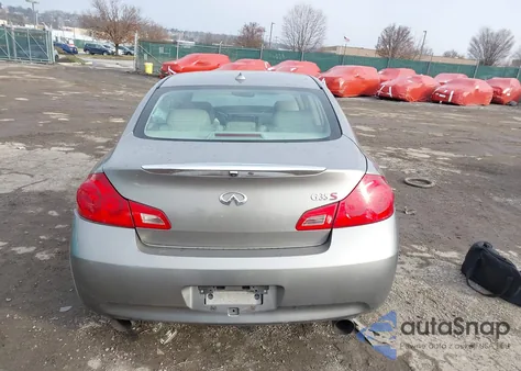 2007 Infiniti G35 Sport W/6-Speed Manual z USA, uszkodzony, nr VIN JNKBV61E27M713636